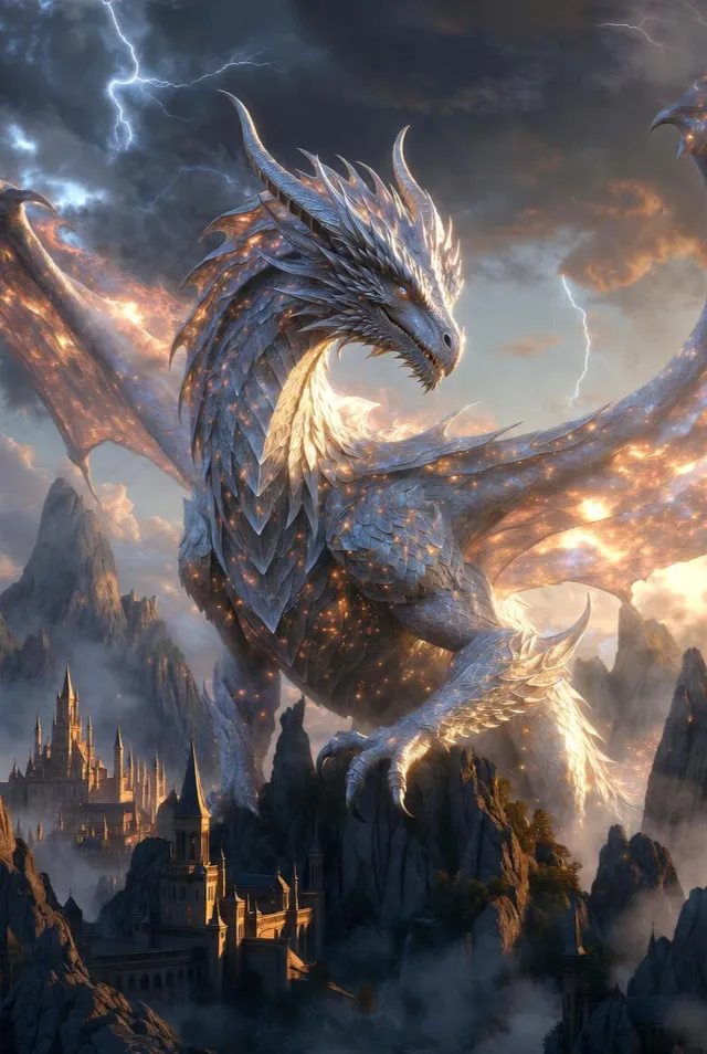 White fire dragon