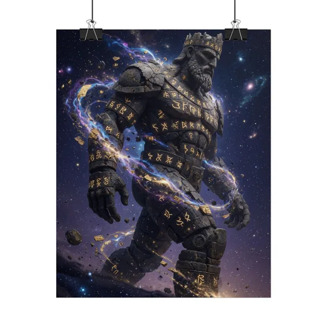Rune Stone Titan Poster